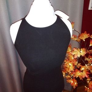 Ann Taylor Black Sleeveless Top
